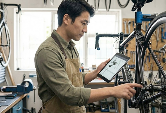 自転車小売店クラウドPOSシステム 導入効果