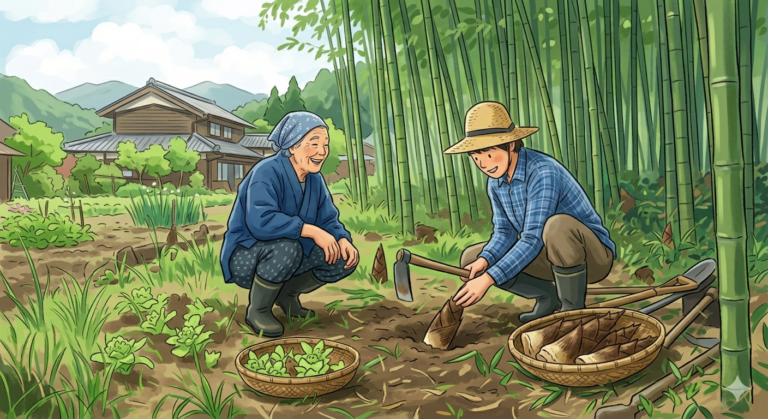 たけのことふきのとう