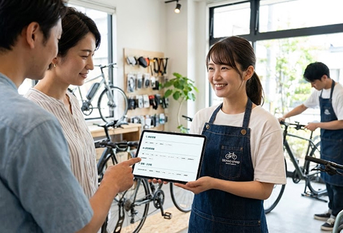 自転車小売店クラウドPOSシステム